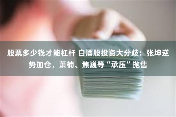 股票多少钱才能杠杆 白酒股投资大分歧：张坤逆势加仓，萧楠、焦巍等“承压”抛售